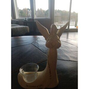 NEW Angel figure votive candle holder